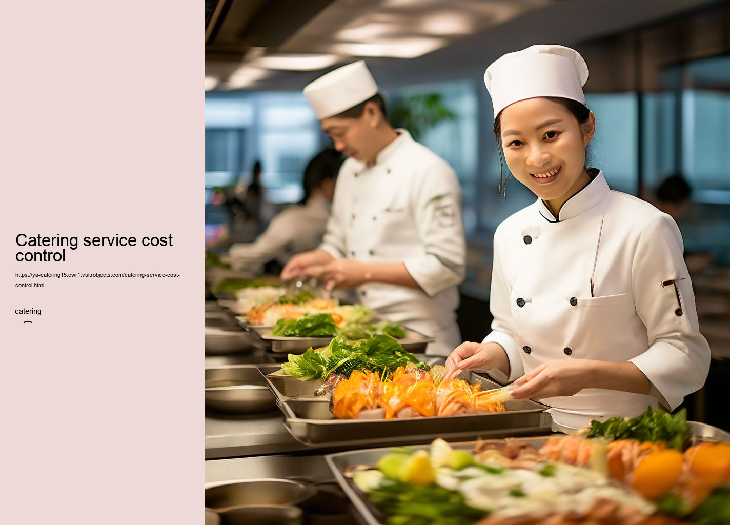 Catering service cost control